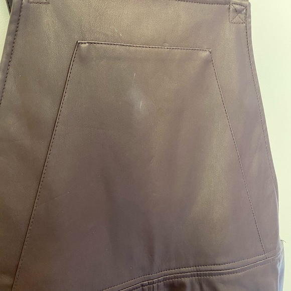 Unique Leather Overall Dress🤎 - Picture 3 of 5